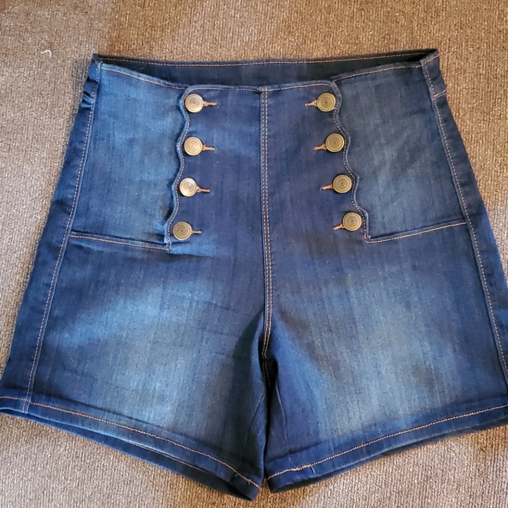 Womens Juniors jean shorts